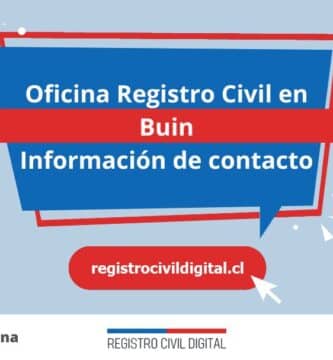 Oficina registro civil en metropolitana buin