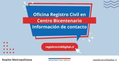 Oficina del registro civil en centro bicentenario, metropolitana 6 Oficina registro civil en metropolitana centro bicentenario