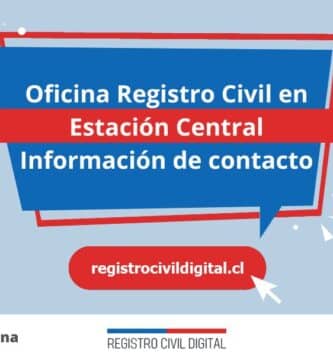 Oficina del registro civil en estacion central, metropolitana 3 Oficina registro civil en metropolitana estacion central