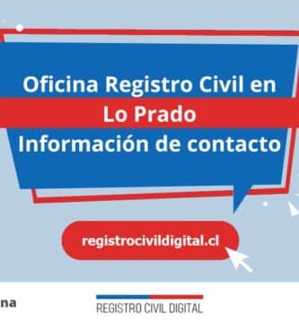 Oficina registro civil en metropolitana lo prado