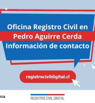 Oficina del registro civil en pedro aguirre cerda, metropolitana 1 Oficina registro civil en metropolitana pedro aguirre cerda