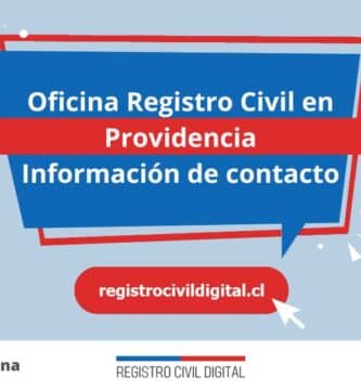Oficina registro civil en metropolitana providencia
