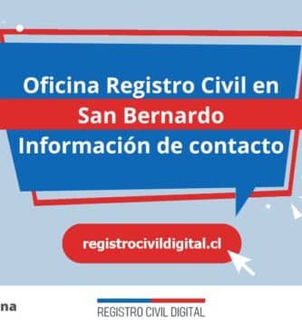 Oficina del registro civil en san bernardo, metropolitana 1 Oficina registro civil en metropolitana san bernardo
