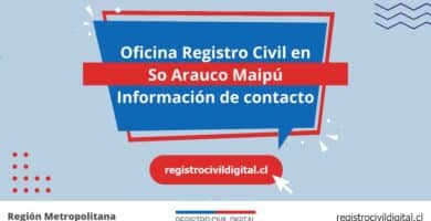 Oficina del registro civil en so arauco maipu, metropolitana 4 Oficina registro civil en metropolitana so arauco maipu