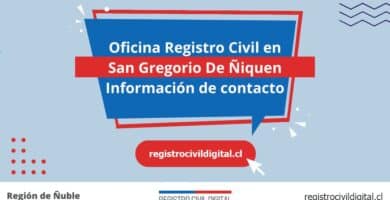 Oficina del registro civil en san gregorio de niquen, ñuble 6 Oficina registro civil en nuble san gregorio de niquen