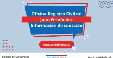 Oficina registro civil en valparaiso juan fernandez