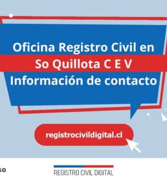 Oficina registro civil en valparaiso so quillota c e v