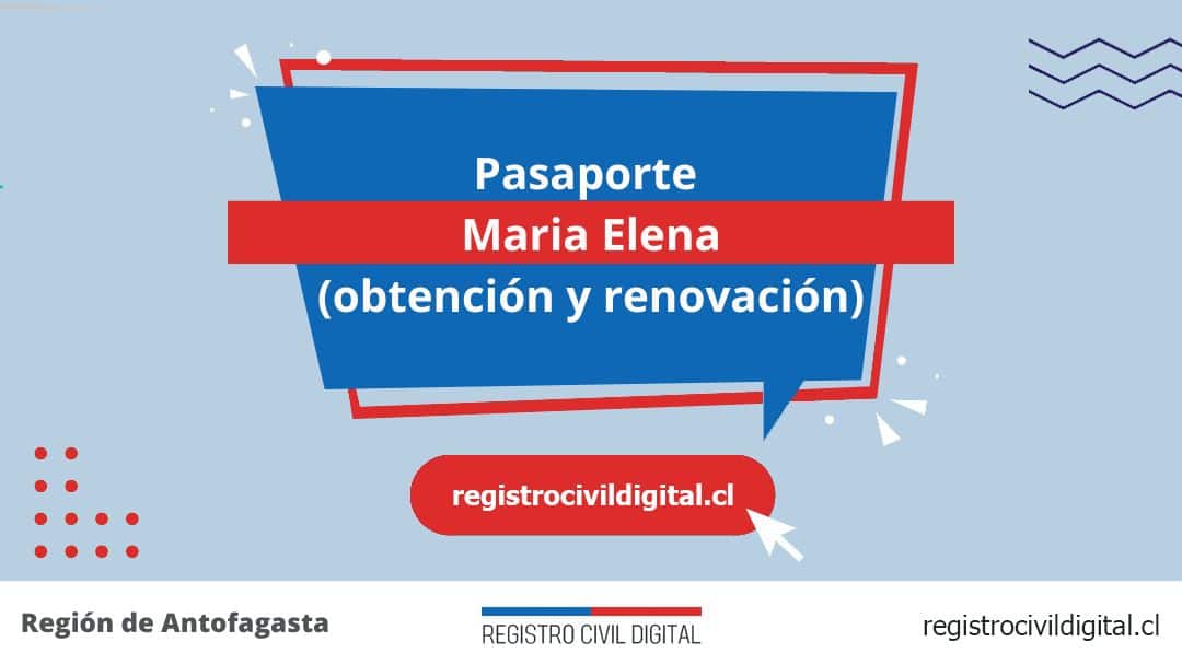 Encuentra toda información de la oficina del registro civil de maría elena horario, dirección, teléfono pedir hora