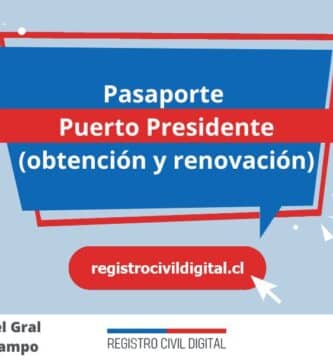 Pasaporte en puerto presidente (obtención y renovación) 1 Sacar pasaporte en aysen del gral carlos ibanez del campo puerto presidente