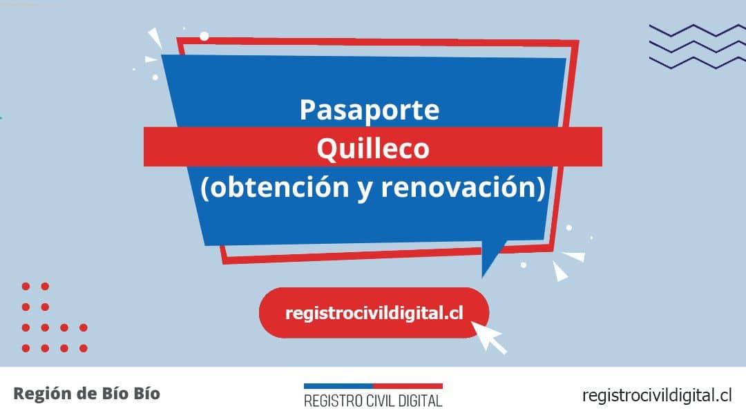 Pasaporte en quilleco (obtención y renovación) 1 Encuentra toda información de la oficina del registro civil de quilleco horario, dirección, teléfono pedir hora