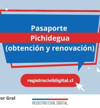 Pasaporte en pichidegua (obtención y renovación) 2 Sacar pasaporte en libertador gral bernardo ohiggins pichidegua