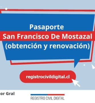 Pasaporte en san francisco de mostazal (obtención y renovación) 2 Sacar pasaporte en libertador gral bernardo ohiggins san francisco de mostazal
