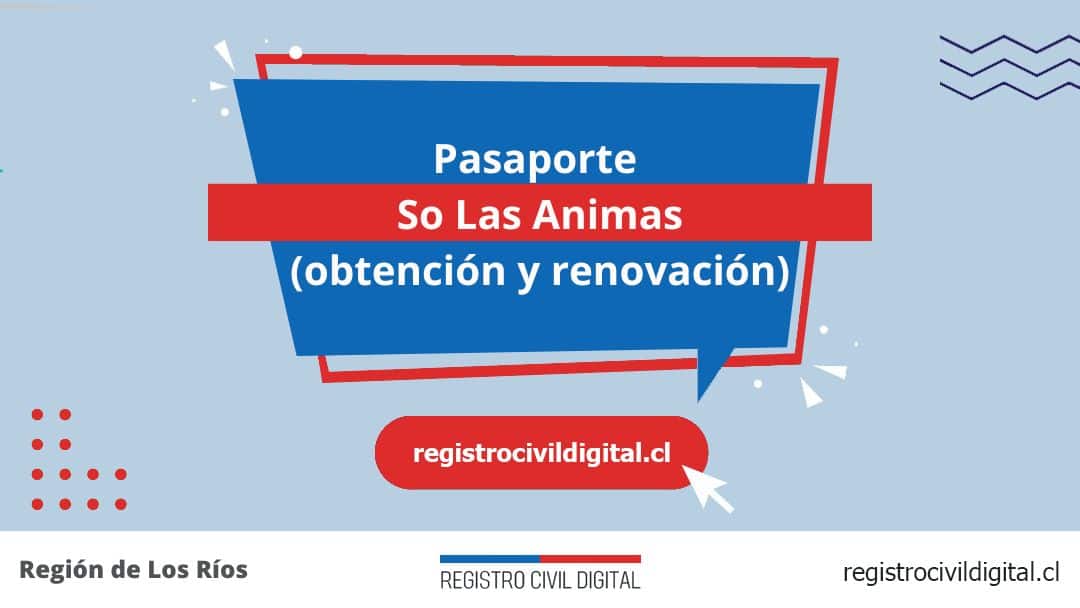 Pasaporte en so las animas (obtención y renovación) 1 Encuentra toda información de la oficina del registro civil de so las ánimas horario, dirección, teléfono pedir hora