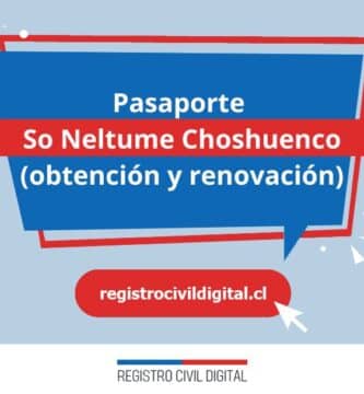 Pasaporte en so neltume choshuenco (obtención y renovación) 1 Sacar pasaporte en los rios so neltume choshuenco
