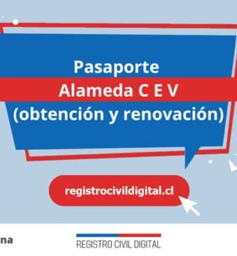 Pasaporte en alameda c e v (obtención y renovación) 1 Sacar pasaporte en metropolitana alameda c e v
