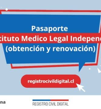 Sacar pasaporte en metropolitana so instituto medico legal independencia
