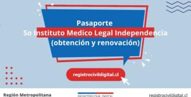 Sacar pasaporte en metropolitana so instituto medico legal independencia