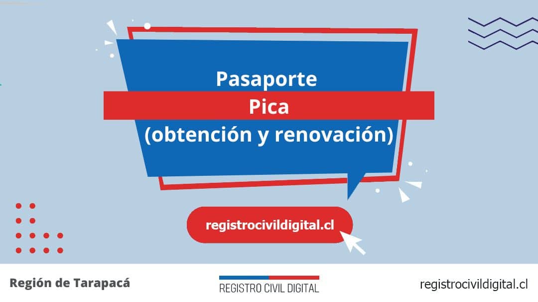 Encuentra toda información de la oficina del registro civil de pica horario, dirección, teléfono pedir hora